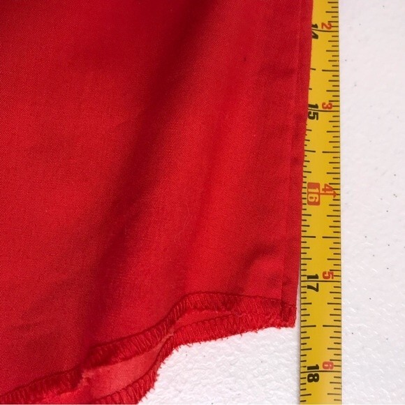 Vintage Wrangler X Long Tails Red Pearl Snap Short Sleeve Shirt Mens Size Large - Picture 8 of 10